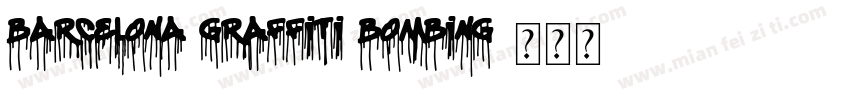 Barcelona Graffiti Bombing字体转换